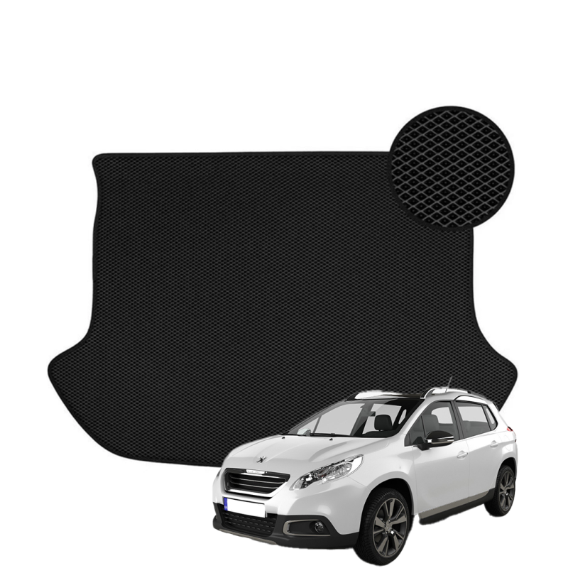 Peugeot 2008 2013-2019 polimerinis EVA bagažinės kilimėlis