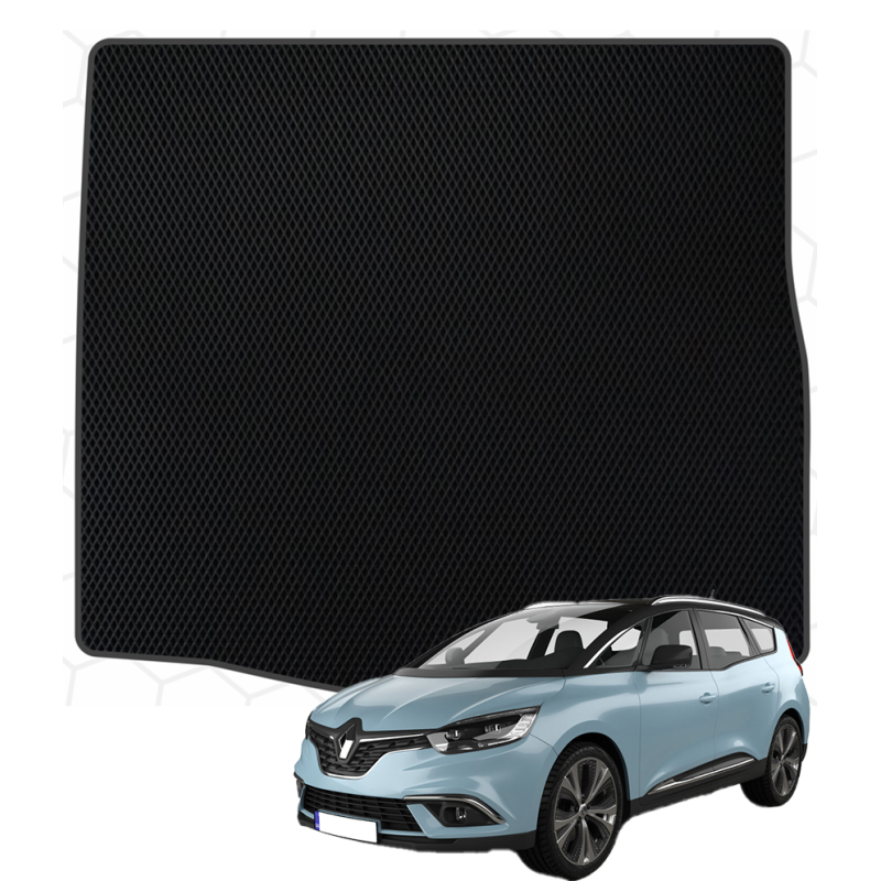 Renault Grand Scenic 2016–2023 polimerinis EVA bagažinės kilimėlis