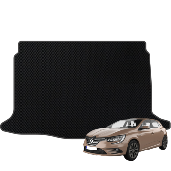 Renault Megane 2016-2024 Hečbekas polimerinis EVA bagažinės kilimėlis