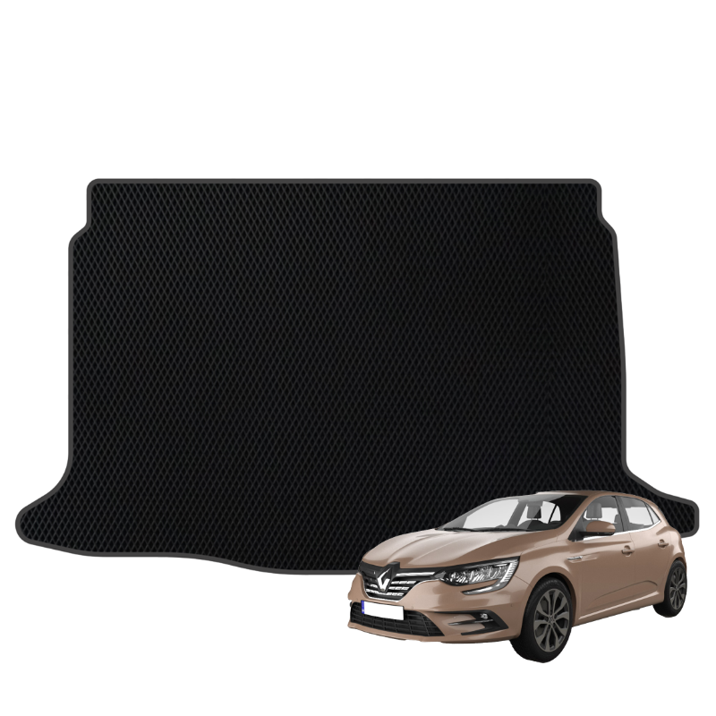 Renault Megane 2016-2024 Hečbekas polimerinis EVA bagažinės kilimėlis