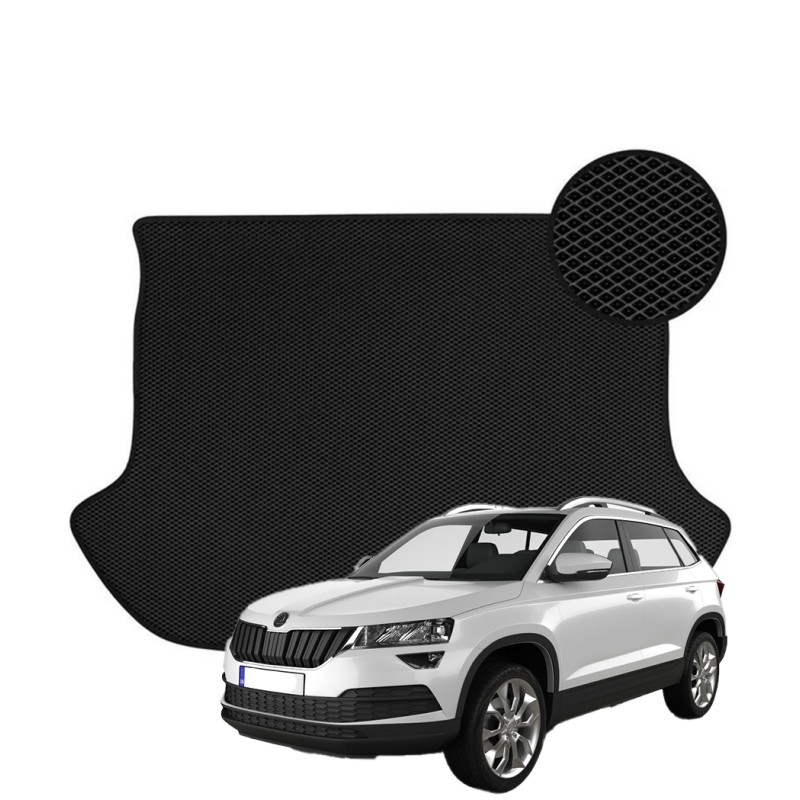 Skoda Karoq nuo 2017m. polimerinis EVA bagažinės kilimėlis