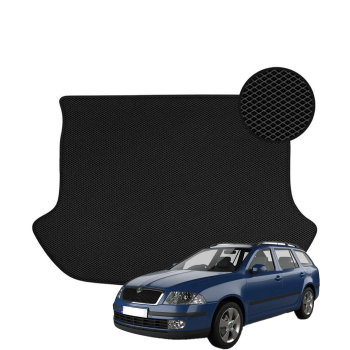 Skoda Octavia II Universalas 2004-2013 polimerinis EVA bagažinės kilimėlis
