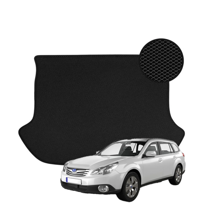 Subaru Outback 2009-2014 polimerinis EVA bagažinės kilimėlis