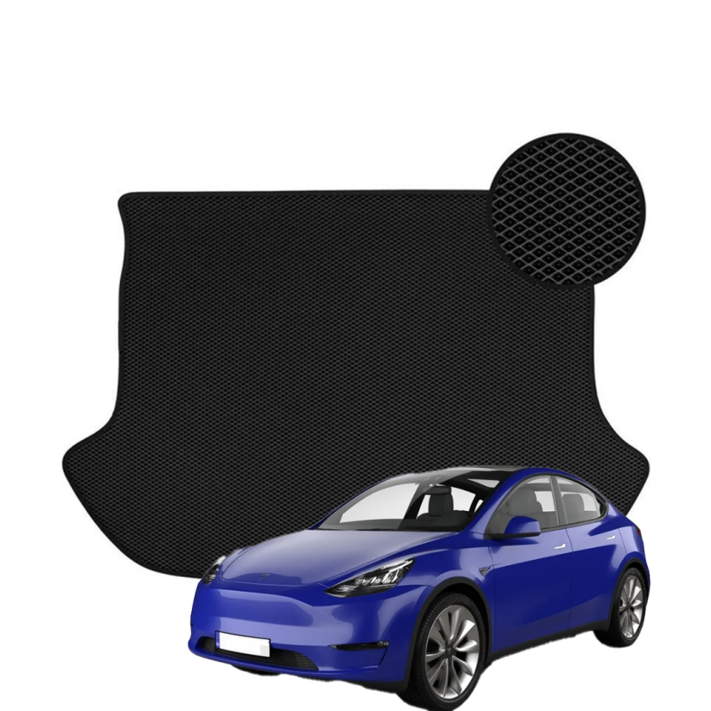 Tesla Model Y nuo 2020-2024 polimerinis EVA bagažinės kilimėlis