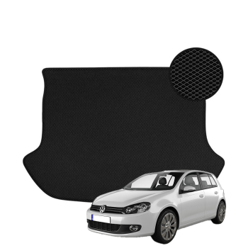 Volkswagen Golf 6 2008–2012 polimerinis EVA bagažinės kilimėlis
