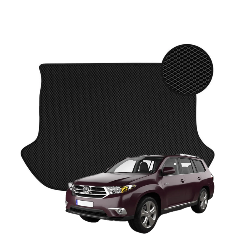 Toyota Highlander (XU40) 2008-2013 polimerinis EVA bagažinės kilimėlis