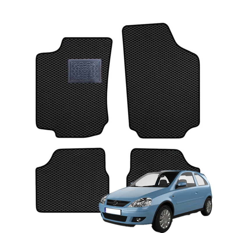 Opel Corsa C 2001-2006 polimeriniai EVA kilimėliai