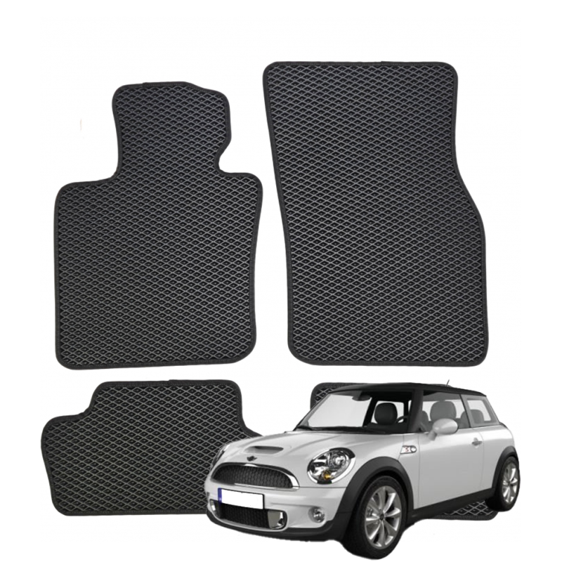 Mini Cooper III (F56) 2014-2020 (3 durų) polimeriniai EVA kilimėliai