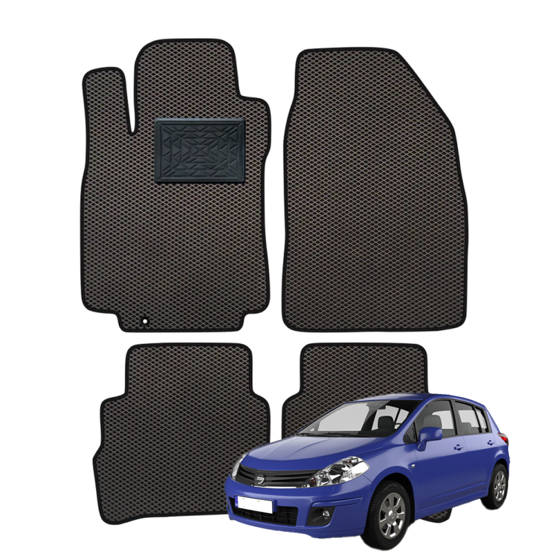 Nissan Tiida I C11 hečbekas 2004-2013 polimeriniai EVA kilimėliai