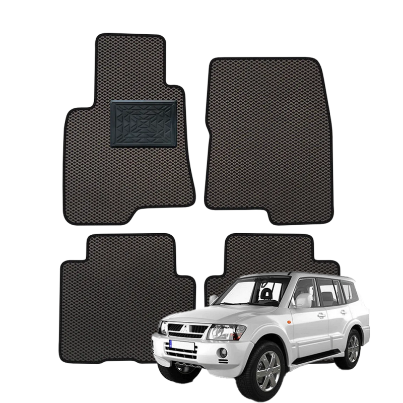 Mitsubishi Pajero IV 2006–2021 (5 Durų) polimeriniai EVA kilimėliai