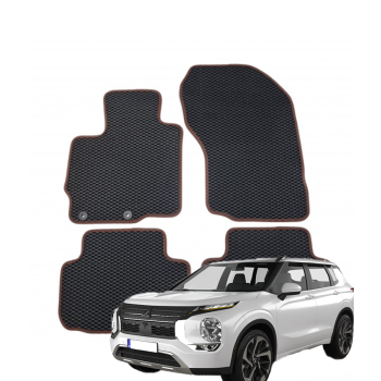 Mitsubishi Outlander IV (Benzinas/Dyzelis) 7-vietis (USA) nuo 2022m. polimeriniai EVA kilimėliai