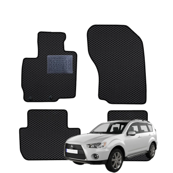 Mitsubishi Outlander III PHEV Hybrid 2012-2021 polimeriniai EVA kilimėliai