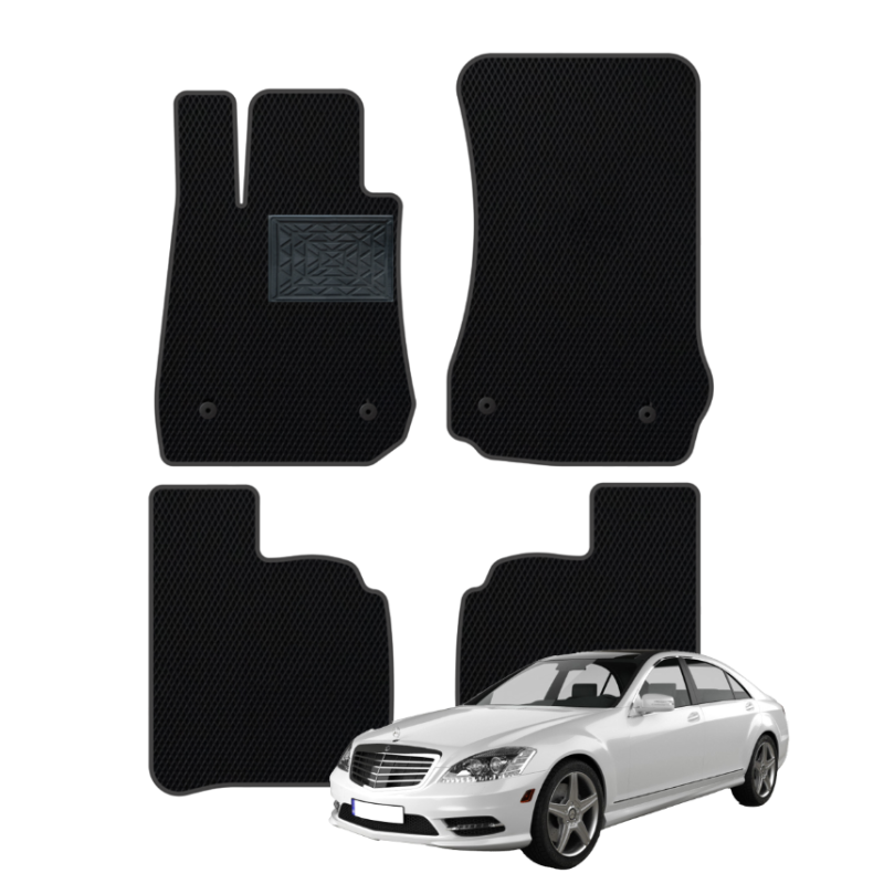 Mercedes-Benz S (W221) Long 2005-2013 polimeriniai EVA kilimėliai