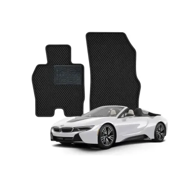 BMW i8 Kabrioletas 2014–2020 priekiniai polimeriniai EVA kilimėliai