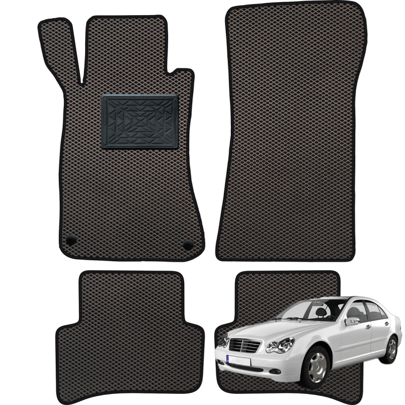 Mercedes-Benz C-class (W203) sedanas/universalas 2000-2006 polimeriniai EVA kilimėliai