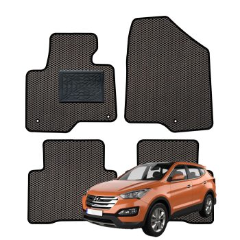 Hyundai Grand Santa Fe 2012-2018 polimeriniai EVA kilimėliai