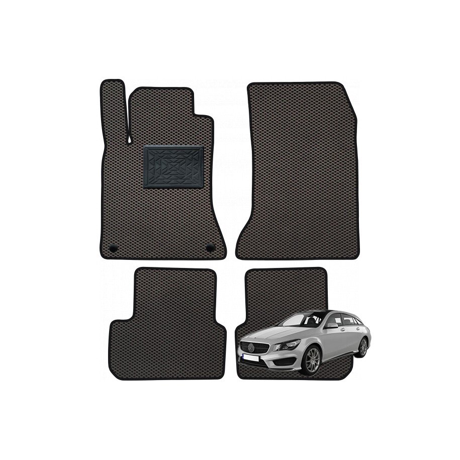 Mercedes-Benz CLA-class (X117) Universalas 2013-2019 polimeriniai EVA kilimėliai