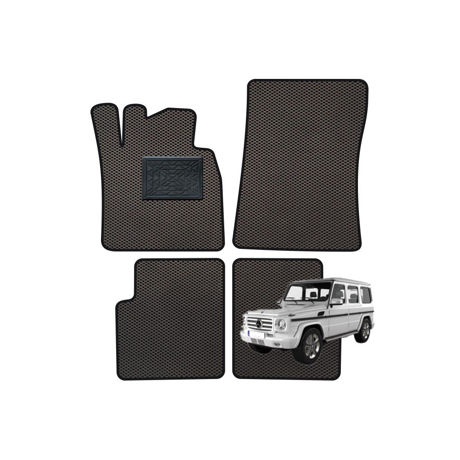 Mercedes G-Class W463 2002-2018 polimeriniai EVA kilimėliai Mercedes G-Class W463 2002-2018 polimeriniai EVA kilimėliai