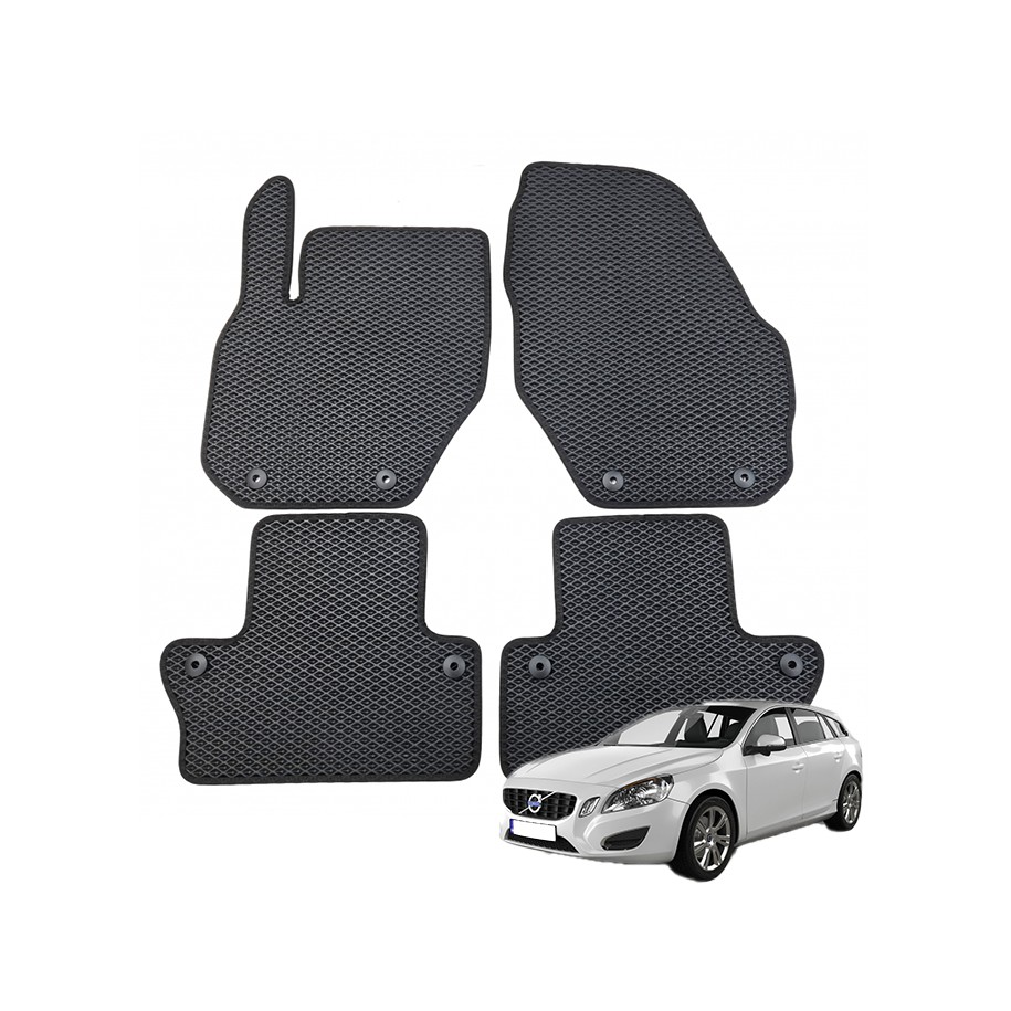 Volvo V60 2010-2018 polimeriniai EVA kilimėliai