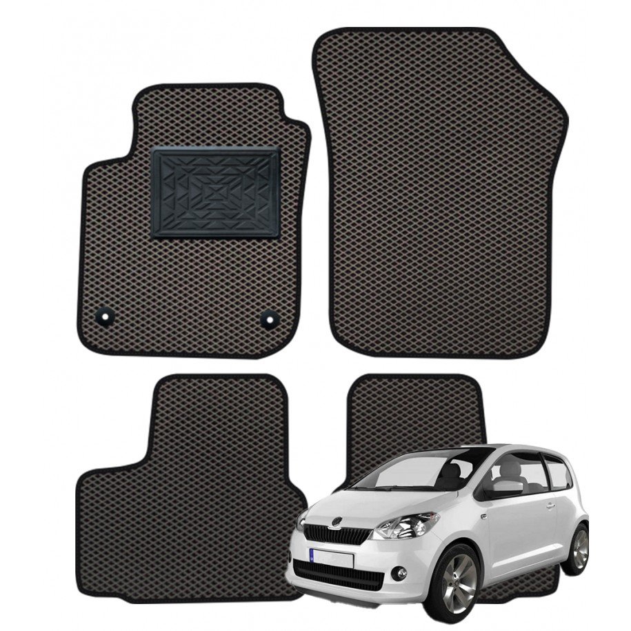 Skoda Citigo 2012-2022 polimeriniai EVA kilimėliai