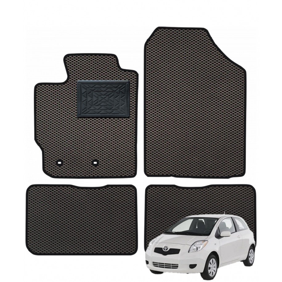 Toyota Yaris II XP 90 2005-2010 polimeriniai EVA kilimėliai