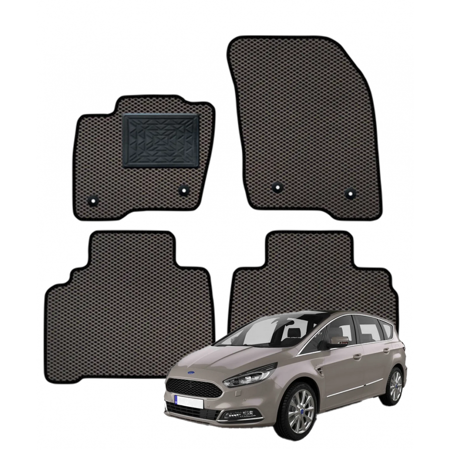 Ford S-Max 2015-2023 polimeriniai EVA kilimėliai