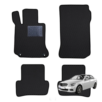 Mercedes-Benz C-class (W204) sedanas/universalas 2006-2015 polimeriniai EVA kilimėliai