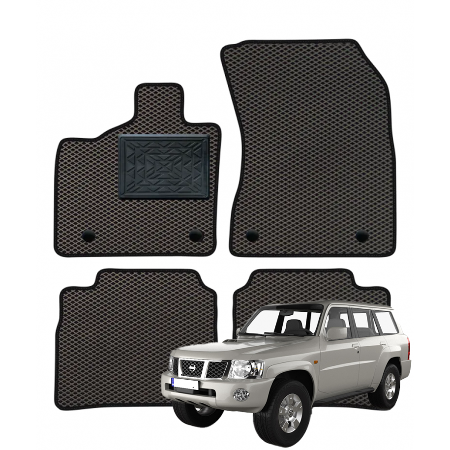 Nissan Patrol (Y61) Facelift 2006-2010 polimeriniai EVA kilimėliai