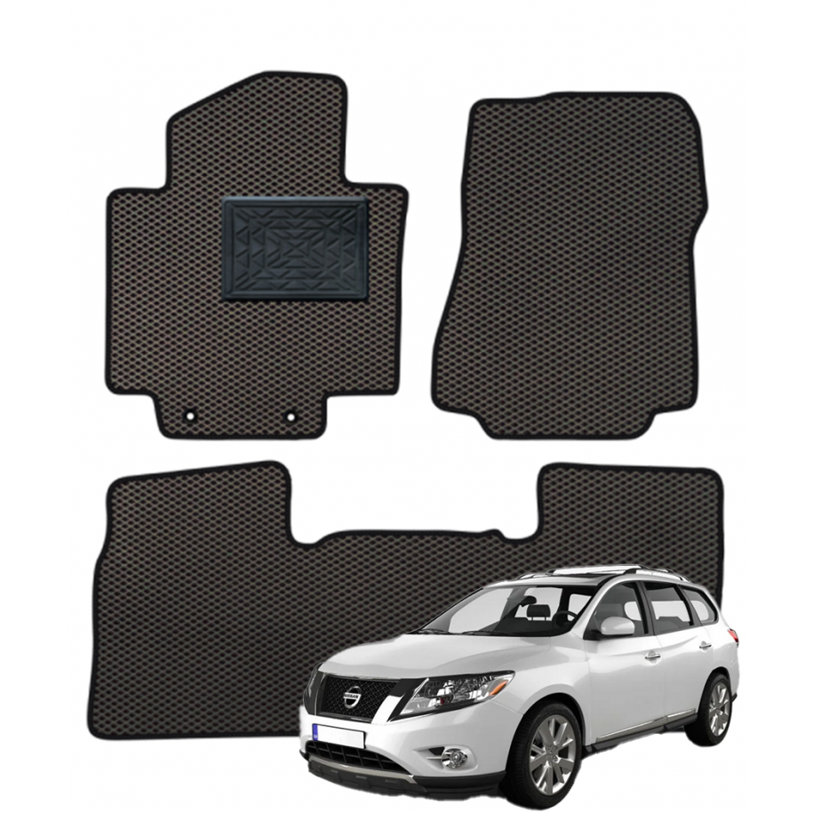 Nissan Pathfinder (R52) 2014-2021 polimeriniai EVA kilimėliai