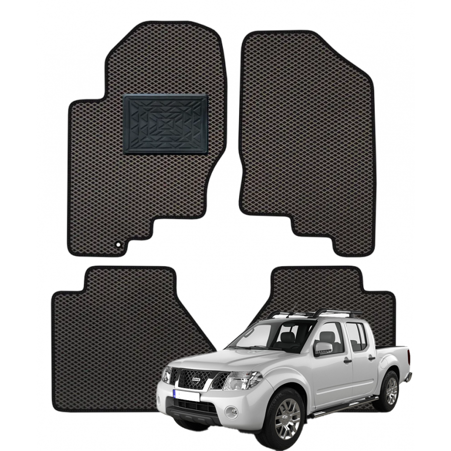 Nissan Navara 2005-2014 polimeriniai EVA kilimėliai