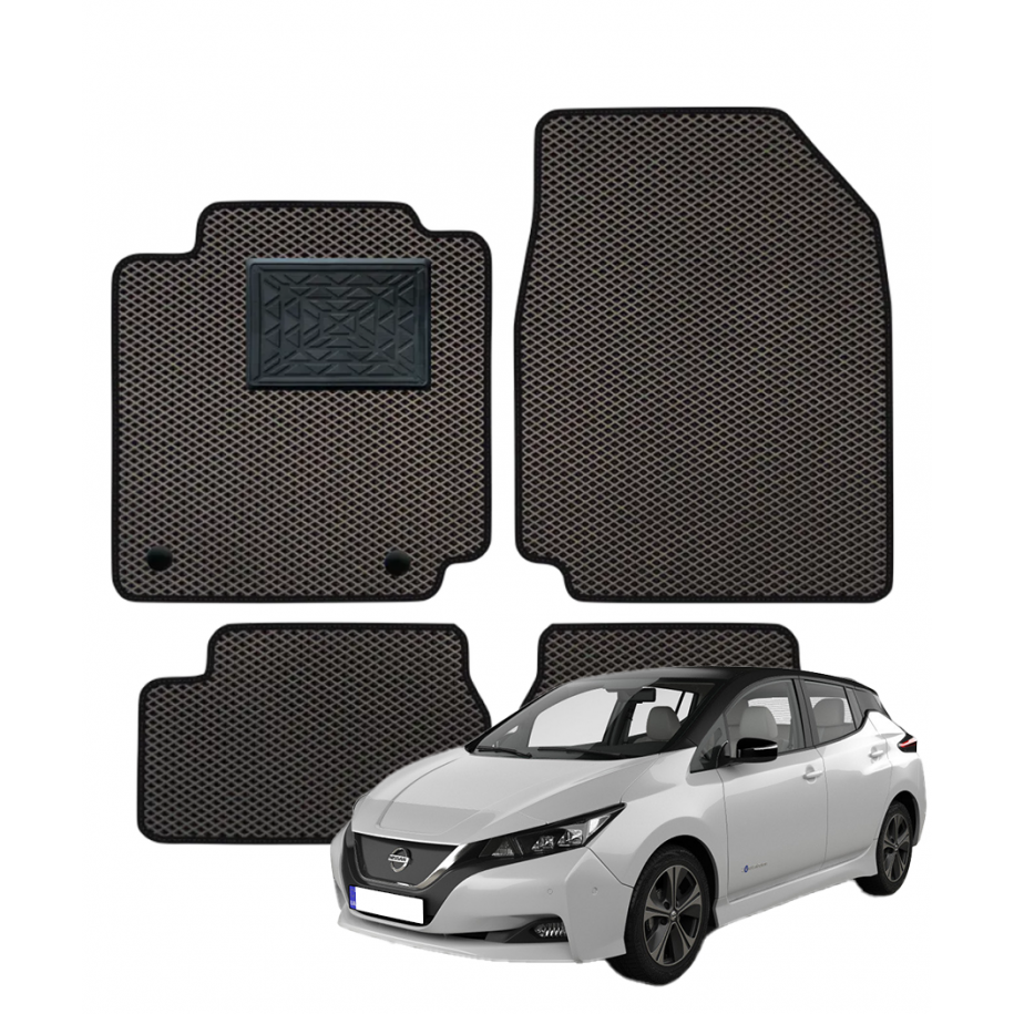 Nissan Leaf 2018-2025 polimeriniai EVA kilimėliai Nissan Leaf 2018-2025 polimeriniai EVA kilimėliai