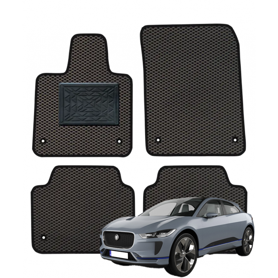Jaguar I-Pace nuo 2018m. polimeriniai EVA kilimėliai