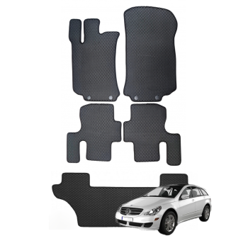 Mercedes-Benz R Class (W251) 2005-2013 (7 vietų) polimeriniai EVA kilimėliai