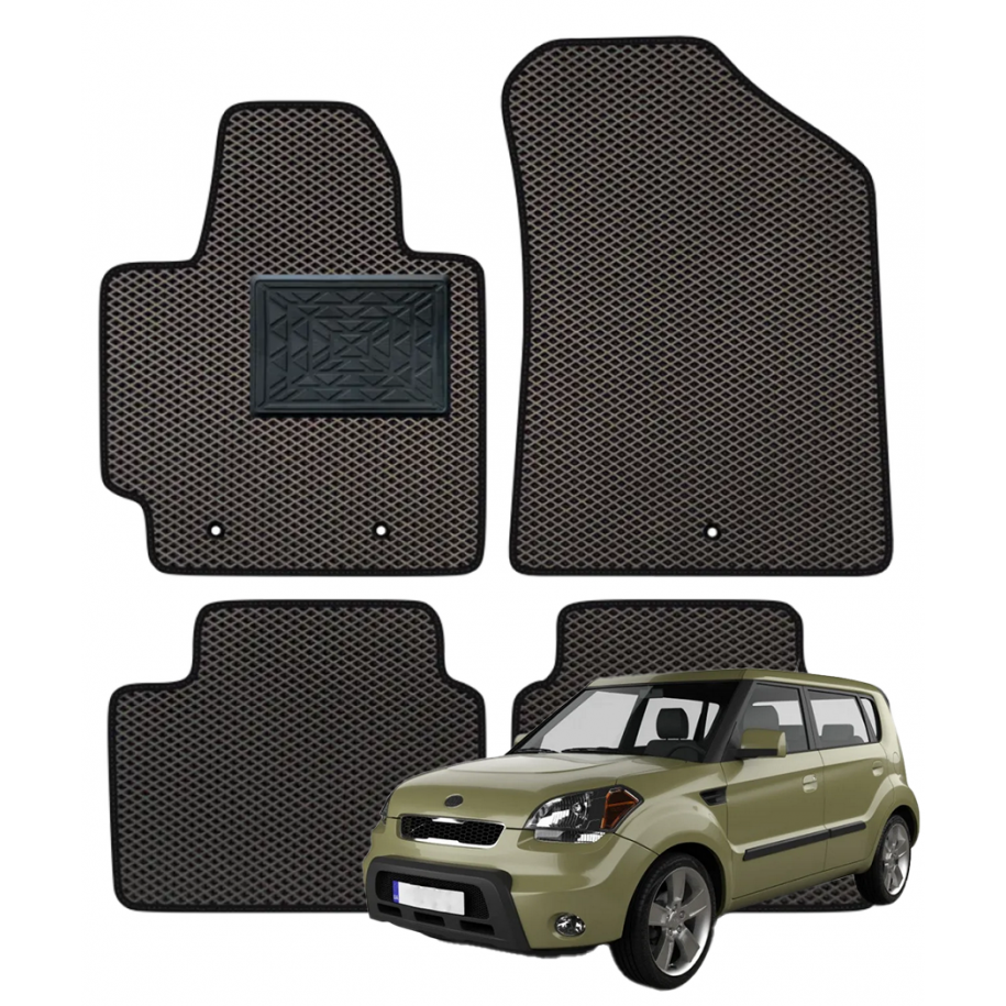 Kia Soul 2009-2014 polimeriniai EVA kilimėliai