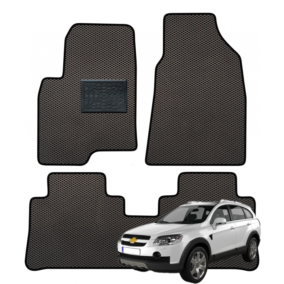 Chevrolet Captiva 2006-2011 polimeriniai EVA kilimėliai