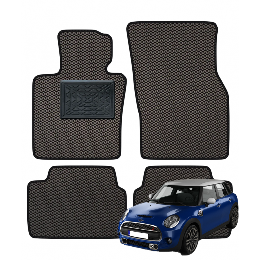 Mini Cooper III F55/F56/F57 2014-2020 polimeriniai EVA kilimėliai