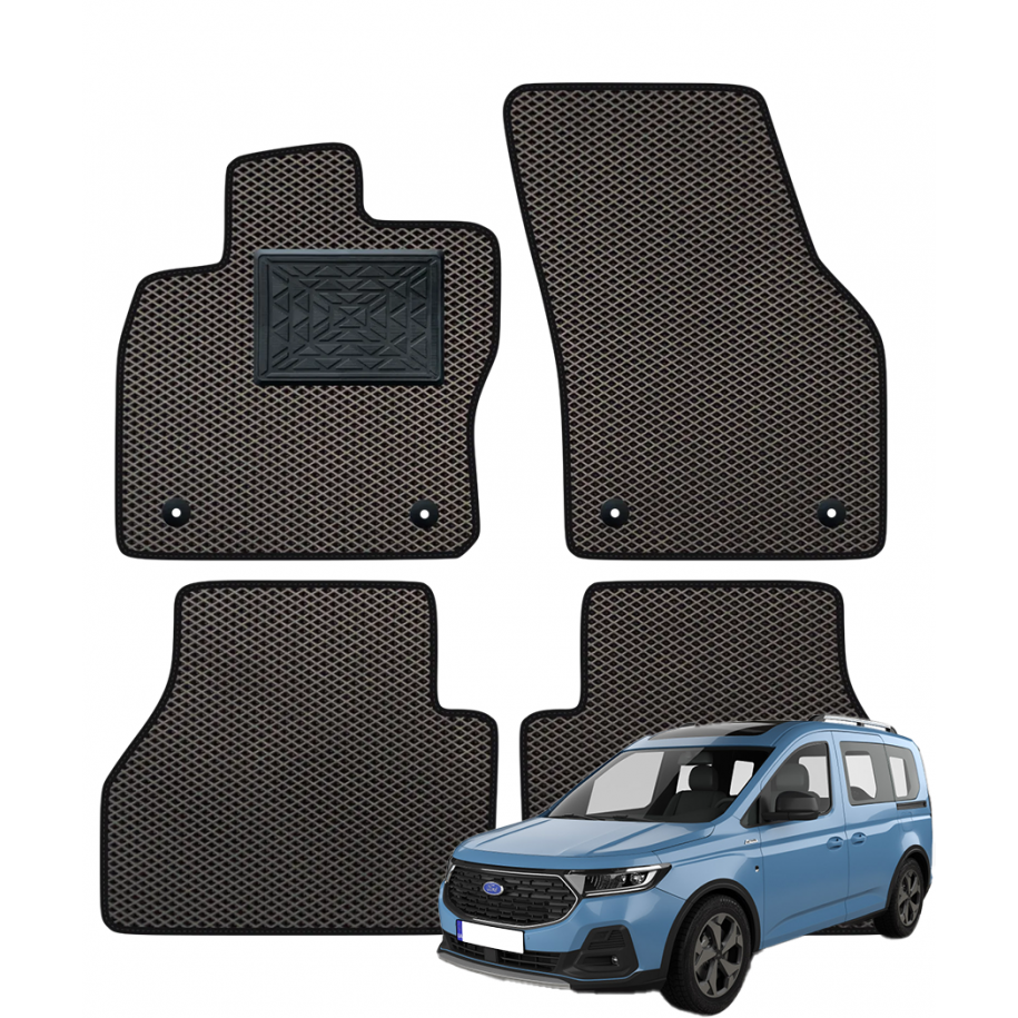 Ford Tourneo Connect (L1/L2) 5 vietų nuo 2020m. polimeriniai EVA kilimėliai