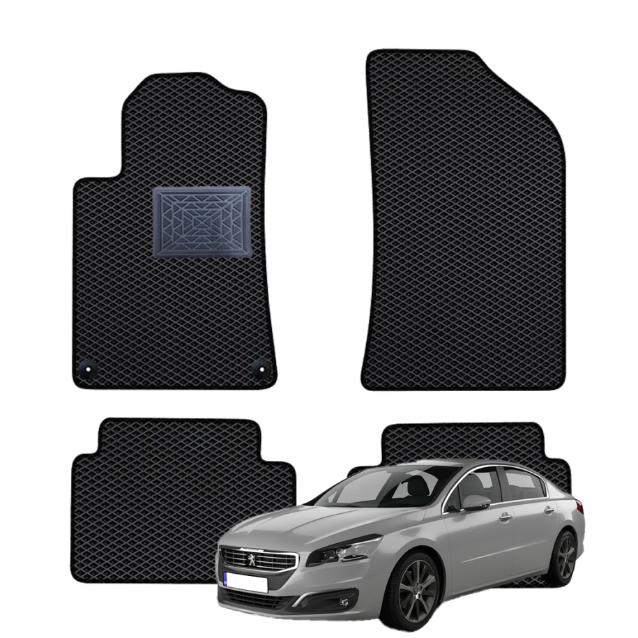 Peugeot 508 I Sedanas 2011-2018 polimeriniai EVA kilimėliai