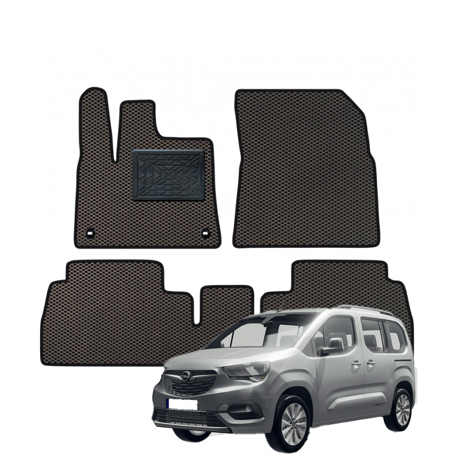Opel Combo E nuo 2018m. polimeriniai EVA kilimėliai