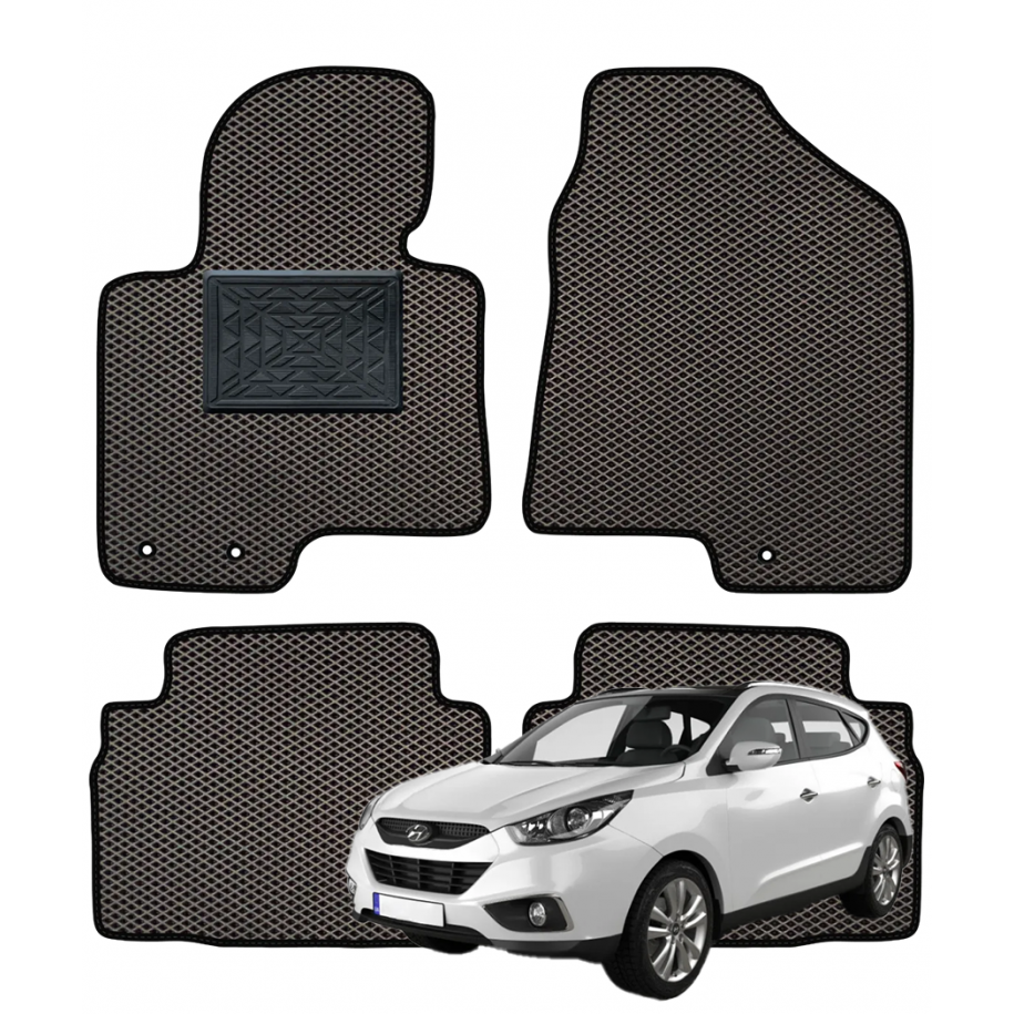 Hyundai Tucson II 2010-2015 polimeriniai EVA kilimėliai