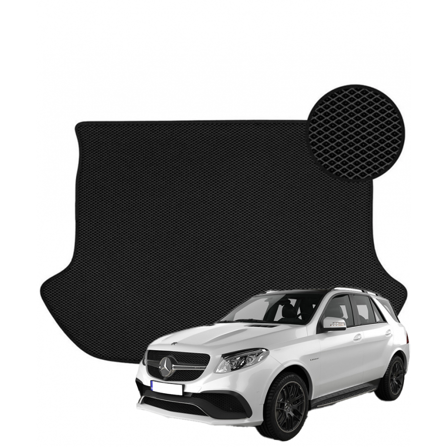 Mercedes-Benz GLE (W166) 2011-2019 polimerinis EVA bagažinės kilimėlis