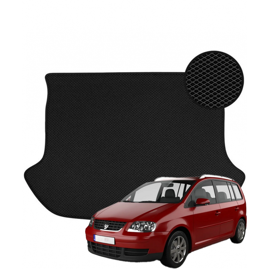 Volkswagen Touran 2006-2015 polimerinis EVA bagažinės kilimėlis