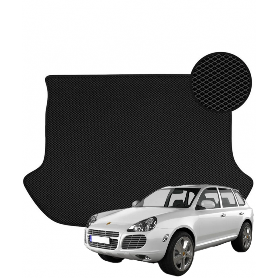 Porsche Cayenne I 957 2003-2010 polimerinis EVA bagažinės kilimėliai