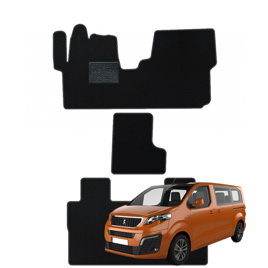 Peugeot Traveller 2016-2024 polimeriniai EVA kilimėliai