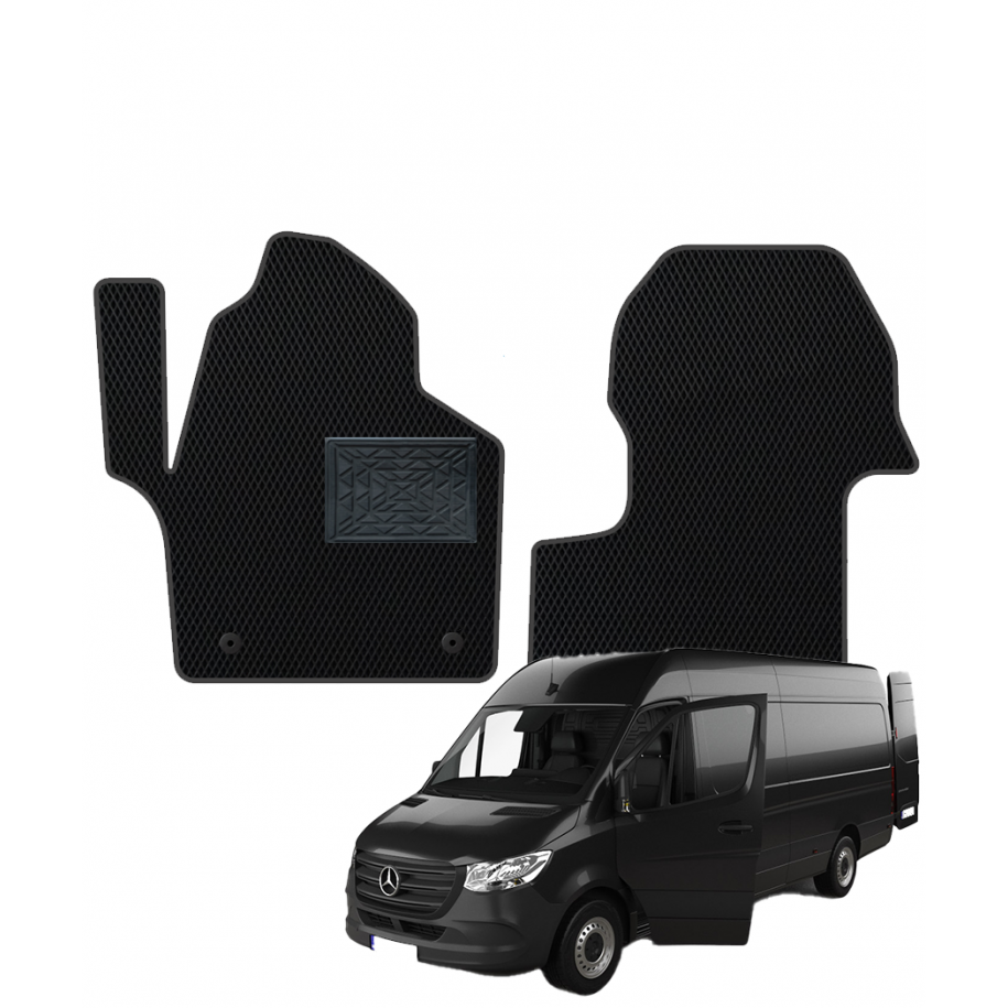 Mercedes-Benz Sprinter III (W907-910) nuo 2018m. priekiniai polimeriniai EVA kilimėliai
