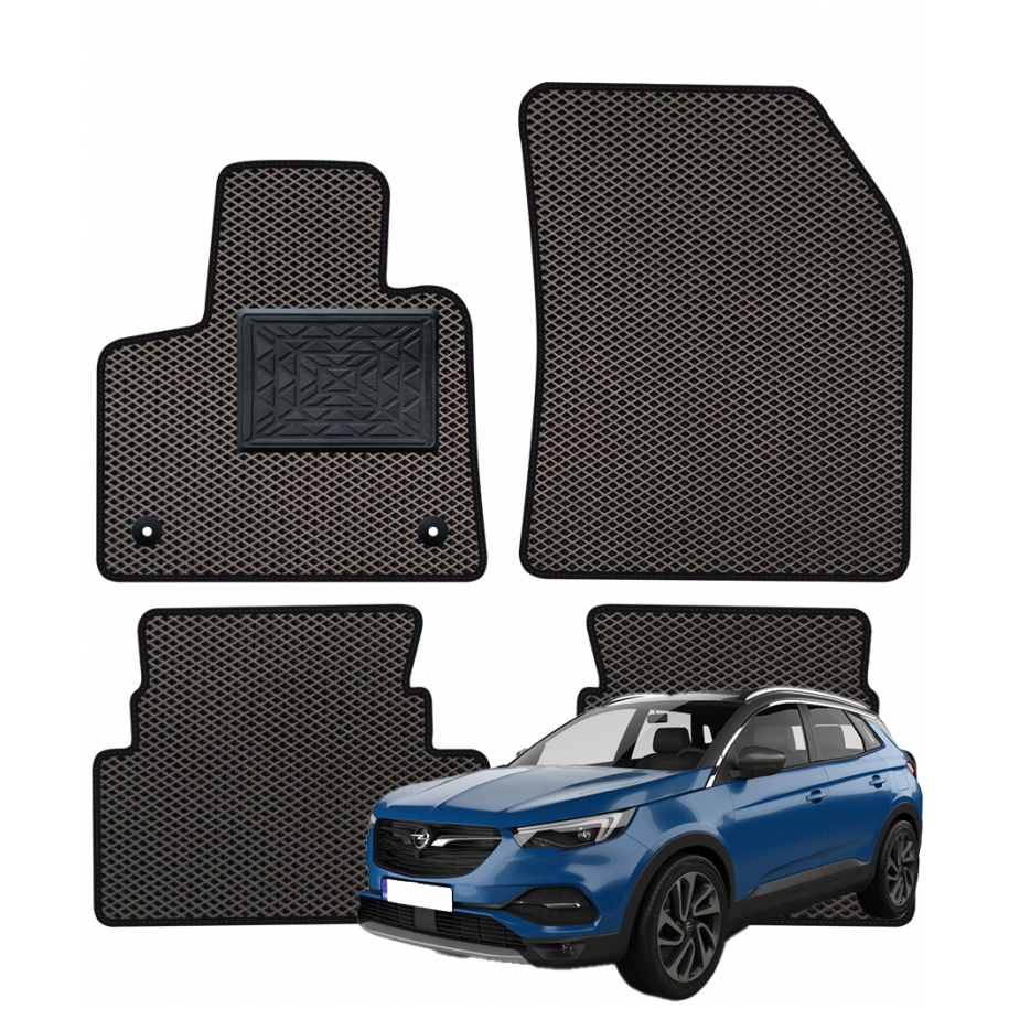 Opel Grandland X 2017–2024 polimeriniai EVA kilimėliai