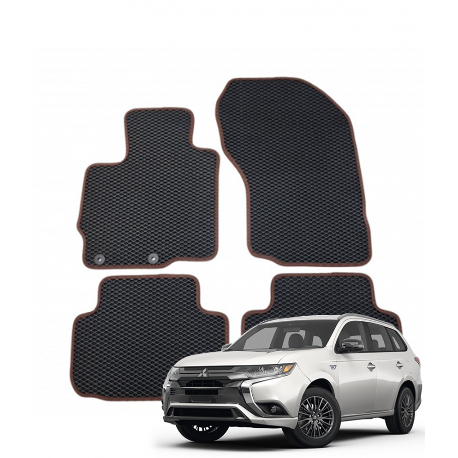 Mitsubishi Outlander IV PHEV Hybrid nuo 2022m. polimeriniai EVA kilimėliai