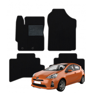 Toyota Prius C 2012-2019 polimeriniai EVA kilimėliai