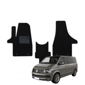 Volkswagen Transporter (T6) 2015-2024 priekiniai polimeriniai EVA kilimėliai