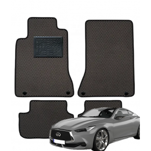 Infiniti Q60 nuo 2017m. polimeriniai EVA kilimėliai
